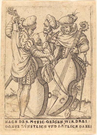 After the Music: We Three Play Very Artfully by German 16th Century