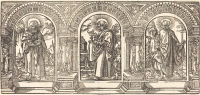 Christ and His Disciples III by German 16th Century after Martin Schongauer