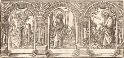 Christ and His Disciples IV by German 16th Century after Martin Schongauer