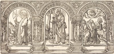 Christ and His Disciples V by German 16th Century after Martin Schongauer