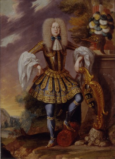 A Man in Fancy Dress, Early 18th Century by German Master