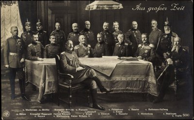 Collage, Wilhelm I and II, Bülow, Hindenburg and More by German Photographer