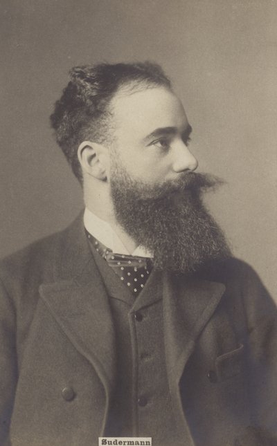 Hermann Sudermann, German Dramatist and Novelist by German Photographer