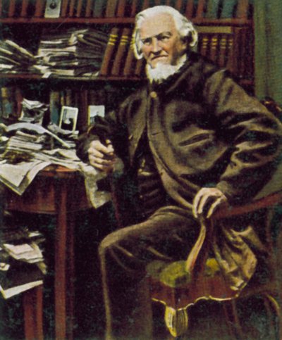 Hoffmann von Fallersleben, German poet by German Photographer