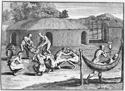 A Funeral Ceremony, reproduced from David Herzliberger