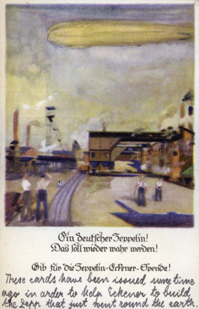 A German Zeppelin! by German School