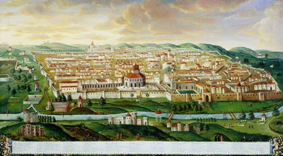 A View of the Walled City of Jerusalem, c.1740 by German School