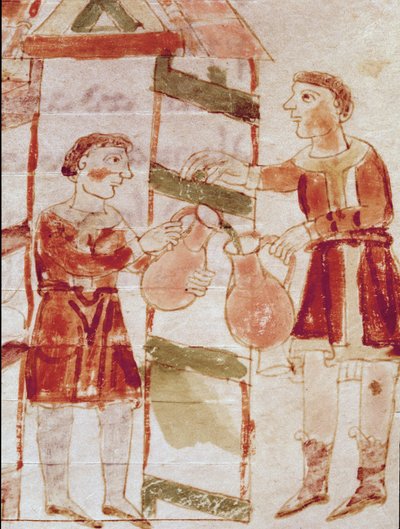 A miniature wine merchant taken from the volume 