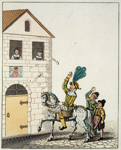 A round dance in the main city square, from Old Nuremberg