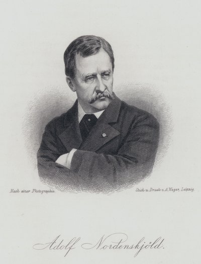 Adolf Erik Nordenskiold, Finnish geologist, mineralogist and Arctic explorer by German School