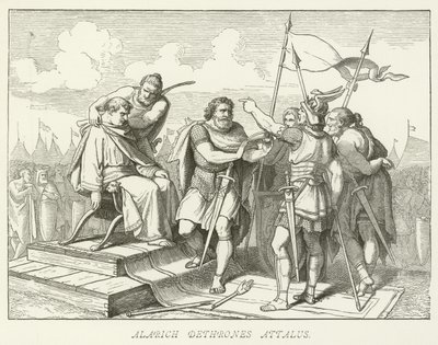 Alaric dethrones Attalus by German School