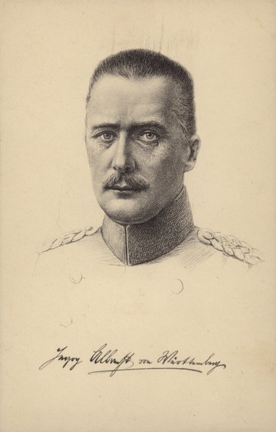 Albrecht, Duke of Wurttemberg, German Prince and General of the First World War by German School