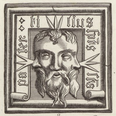 Amulet. Illustration for Bilder-Atlas by German School