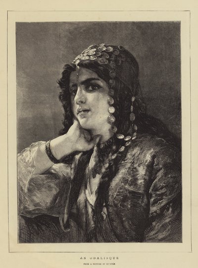 An Odalisque by German School