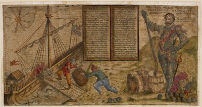 An Illustrated Broadside Celebrating Francis Drake