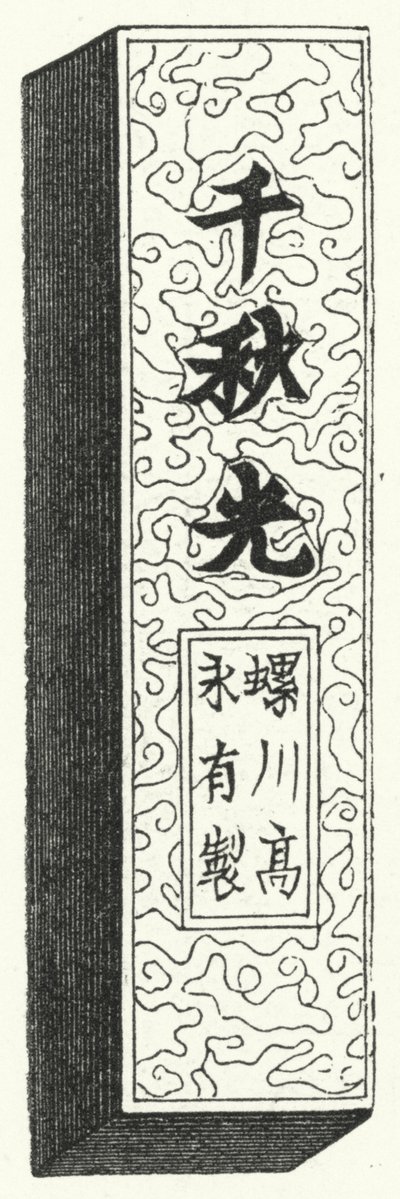 Ancient Chinese Characters (engraving) by German School