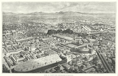 Ancient Rome in the time of the Emperor Marcus Aurelius by German School