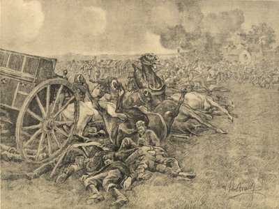 Annihilation of the Serb Troops by Austro-Hungarian Troops by German School