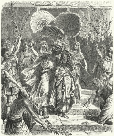 Antony and Cleopatra as Osiris and Isis by German School
