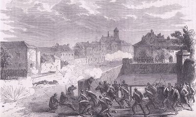 Attack on Le Bourget by German School