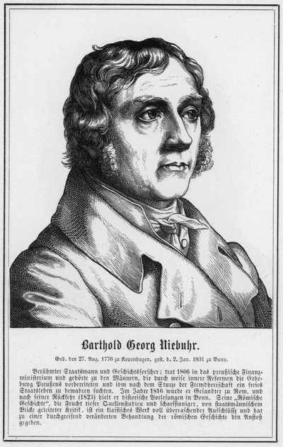 Barthold Georg Niebuhr (engraving) by German School