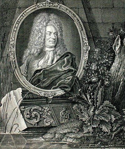 Barthold Heinrich Brockes (1680-1747) engraved by Wolffgang by German School