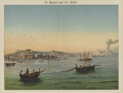 Bay of Naples, Italy by German School