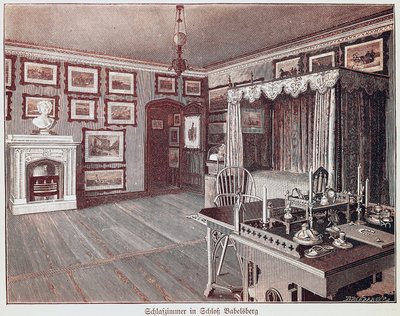Bedroom of Kaiser in Babelsberg Castle by German School