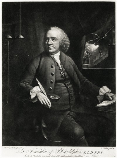 Benjamin Franklin (phototype) by German School