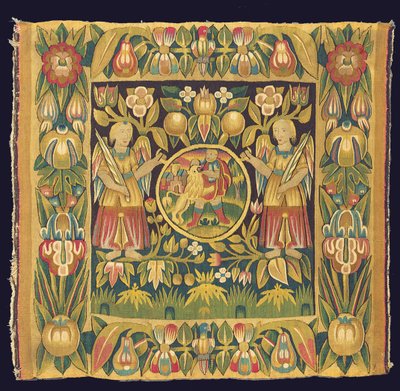 Biblical Tapestry Panel Depicting Samson and the Lion, Possibly 17th Century, North Germany, Schleswig Holstein or Hamburg by German School