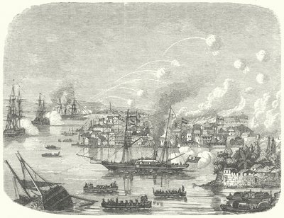 Bombardment of Canton by the British, Second Opium War by German School