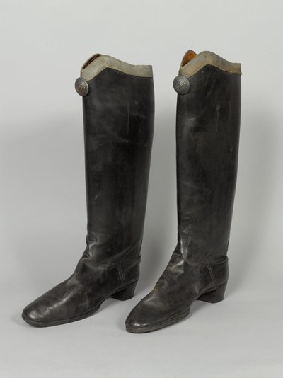 Boots, 3rd von Zieten Hussars, worn by HRH The Duke of Connaught, pre-1914 by German School