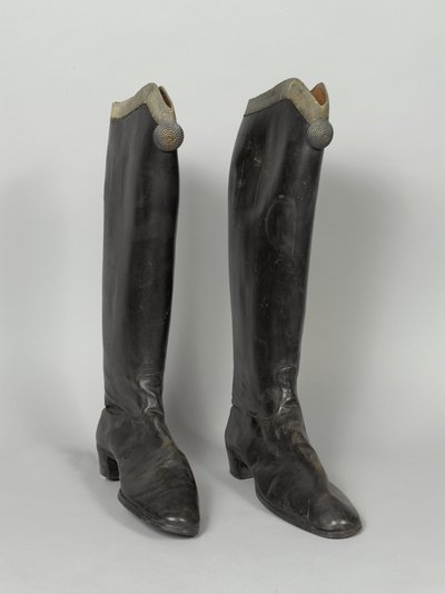 Boots, 3rd von Zieten Hussars, worn by HRH The Duke of Connaught, pre-1914 by German School