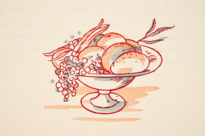 Bowl of Fruit, from Styl, pub.1922 by German School