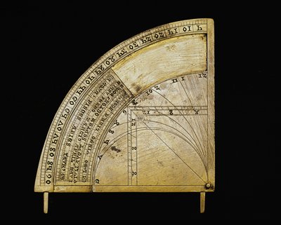 Brass Dial with Slider (14th century). Florence, Istituto e Museo di Storia delle Scienze by German School