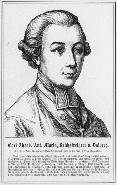 Carl Theodor Anton Maria, Imperial Baron von Dalberg by German School