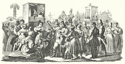 Carnival in the Stuttgart District of Cannstatt, Autumn 1835 by German School
