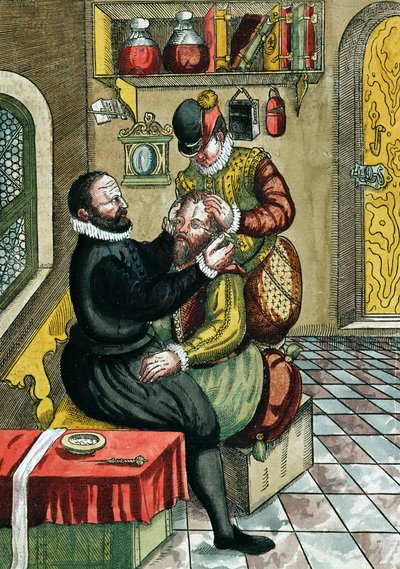 Cataract Operation, from Ophthalmodouleia by Georg Bartisch published in Dresden in 1583 by German School