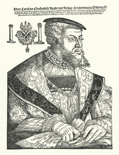 Charles V, Holy Roman Emperor by German School