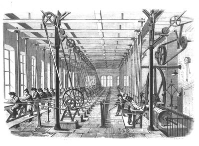 Child workers in the paper factory at Aschaffenburg, Germany by German School