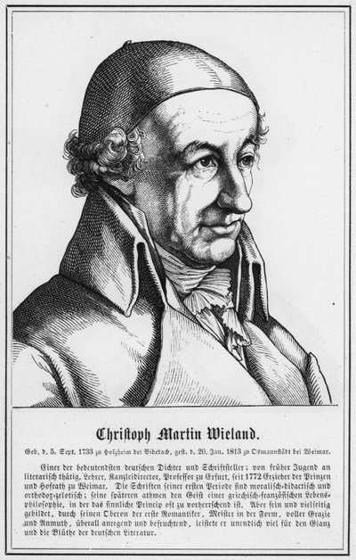 Christoph Martin Wieland by German School