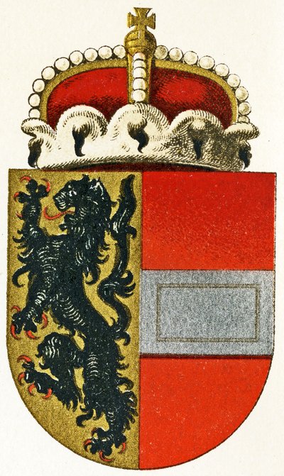 Coat of Arms of Salzburg, with a prince