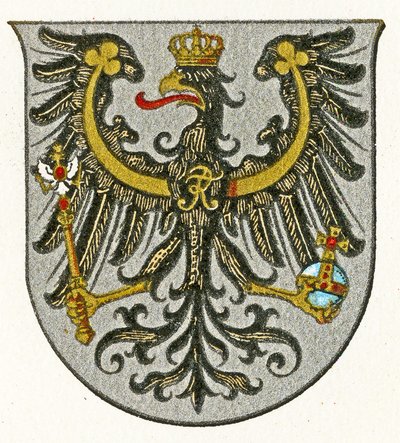 Coat of Arms of the Kingdom of Prussia and later of the Province of East Prussia, c.1898 by German School