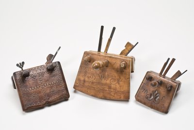 Coopers croze planes, dated 1735, 1842 and early to mid-19th century by German School