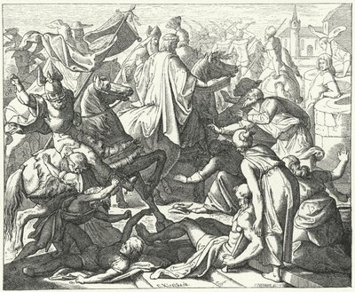 Coronation procession of the Holy Roman Emperor Conrad II by German School