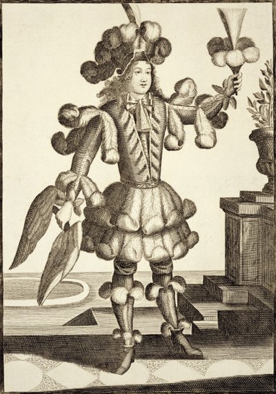 Costume for a Feather Dealer, pub. by Gerard Valck c.1690 by German School