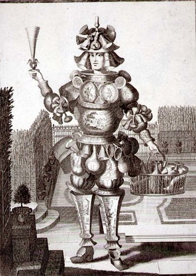 Costume for a Glassware and Crockery Dealer, Pub. by Gerard Valck, c.1690 by German School