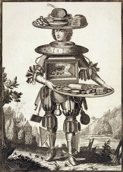 Costume for a Pastry Cook, pub. by Gerard Valck c.1690 by German School