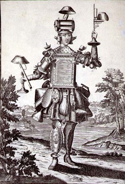 Costume for a Tinsmith, Published by Gerard Valck by German School