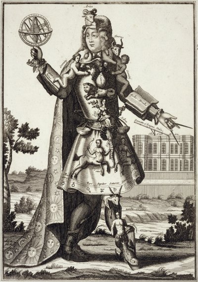 Costume for an Astrologer, pub. by Gerard Valck c.1690 by German School